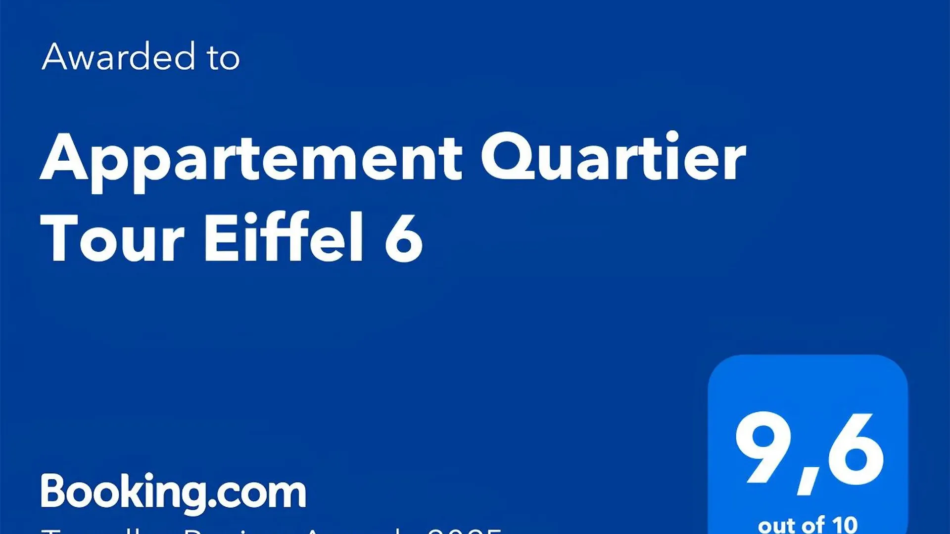 Quartier Tour Eiffel 6 Free Netflix * パリ